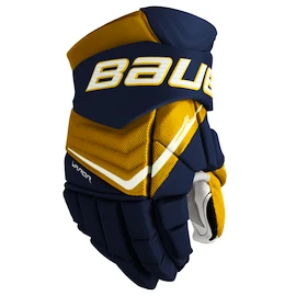 Eishockeyhandschuhe Bauer Vapor FLYLITE Navy/Gold Senior