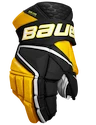 Eishockeyhandschuhe Bauer Vapor Hyperlite Black/Gold Senior 15 Zoll
