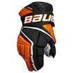 Eishockeyhandschuhe Bauer Vapor Hyperlite Black/Orange Intermediate