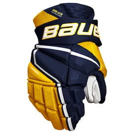 Eishockeyhandschuhe Bauer Vapor Hyperlite Navy/Gold Junior