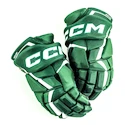 Eishockeyhandschuhe CCM JetSpeed FT6 Dark Green/White Junior