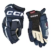 Eishockeyhandschuhe CCM JetSpeed FT6 Pro Navy/White Senior 15 Zoll