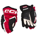 Eishockeyhandschuhe CCM JetSpeed FT680 Black/Red/White Junior 10 Zoll