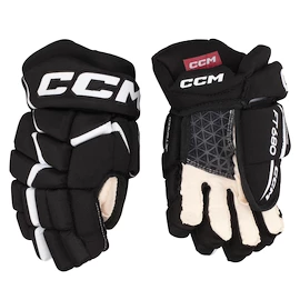 Eishockeyhandschuhe CCM JetSpeed FT680 Black/White Junior