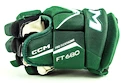 Eishockeyhandschuhe CCM JetSpeed FT680 Dark Green/White Junior
