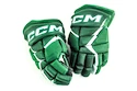 Eishockeyhandschuhe CCM JetSpeed FT680 Dark Green/White Senior 15 Zoll