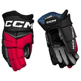Eishockeyhandschuhe CCM JetSpeed FT880 Black/Red/White Senior