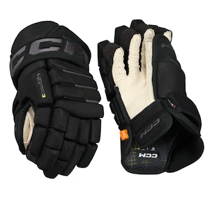 Eishockeyhandschuhe CCM Tacks 4 ROLL PRO 3 Black/Grey Senior 14 Zoll