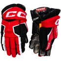 Eishockeyhandschuhe CCM Tacks AS-V Black/Red/White Senior