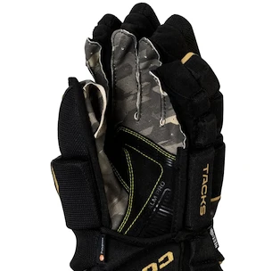 Eishockeyhandschuhe CCM Tacks AS-V PRO black/gold Senior