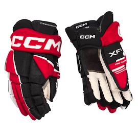 Eishockeyhandschuhe CCM Tacks XF 80 Black/Red/White Junior
