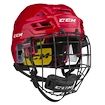 Eishockeyhelm CCM Tacks 210 Combo Red Senior