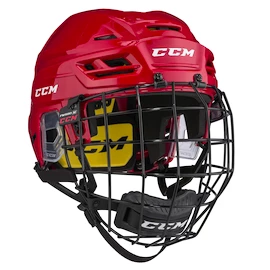 Eishockeyhelm CCM Tacks 210 Combo Red Senior