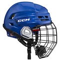 Eishockeyhelm CCM Tacks 720 Combo Royal Senior