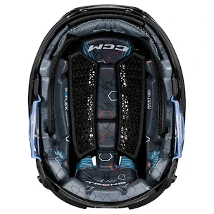 Eishockeyhelm CCM Tacks 920 Combo Black Senior