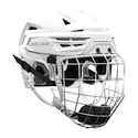 Eishockeyhelm Combo Bauer RE-AKT 150 Combo Black Senior S, Weiß