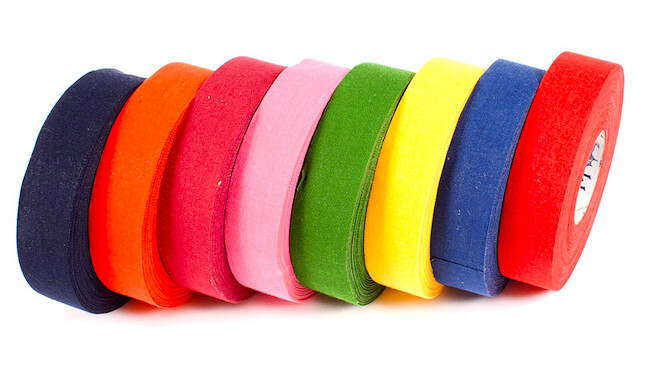 Eishockeytape ANDOVER COLORED Blue Sports 24 mm x 25 m