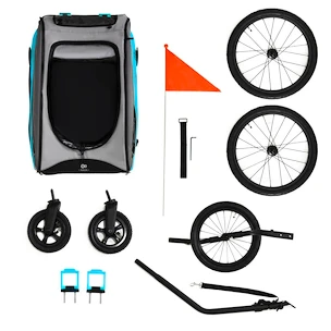Fahrradanhänger Kinderkraft Nava Hawaiian Blue
