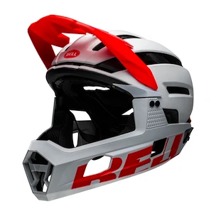 Fahrradhelm Bell  Super Air R Spherical Mat White/Infrared S
