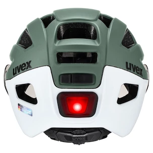 Fahrradhelm Uvex Finale Visor V Moss Green-Cloud M (S4109770400) 52 - 57 cm