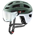 Fahrradhelm Uvex Finale Visor V Moss Green-Cloud M (S4109770400) 52 - 57 cm