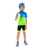 Fahrradhose für Kinder Etape  Junior černo-zelené