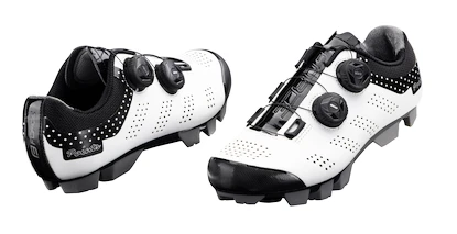 Fahrradschuhe Force  MTB Points White/Black