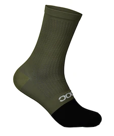 Fahrradsocken POC Flair Mid Epidote Green/Uranium Black