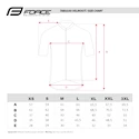 Fahrradtrikot Damen Force Rose black-blue