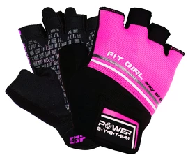 Fitnesshandschuhe für Damen Power System Fit Girl Evo Pink