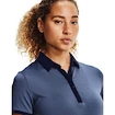 Frauen Under Armour Zinger SS Neuheit Polo-Shirt Mineral Blau