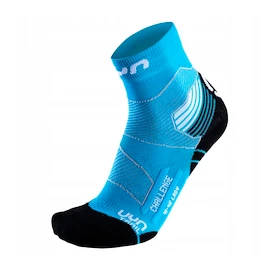 Frauensocken UYN Run Trail Challenge turquoise/white