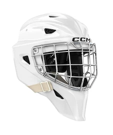 Goalie Maske CCM Axis F9 CCE White Senior