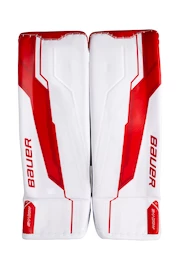 Goalie Schienen Bauer Supreme Shadow White/Red Senior