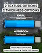 Griffe PEATY'S  Monarch knurl thin turquoise (pgm-knl-thn-trq-20)
