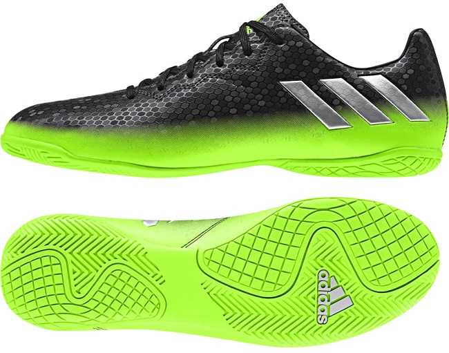Hallen FuBballschuhe adidas Messi 16.4 IN Solar Green Sportega