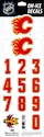 Helmnummer Sportstape  ALL IN ONE HELMET DECALS - CALGARY FLAMES