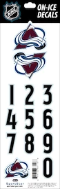 Helmnummer Sportstape ALL IN ONE HELMET DECALS - COLORADO AVALANCHE