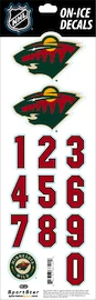 Helmnummer Sportstape ALL IN ONE HELMET DECALS - MINNESOTA WILD