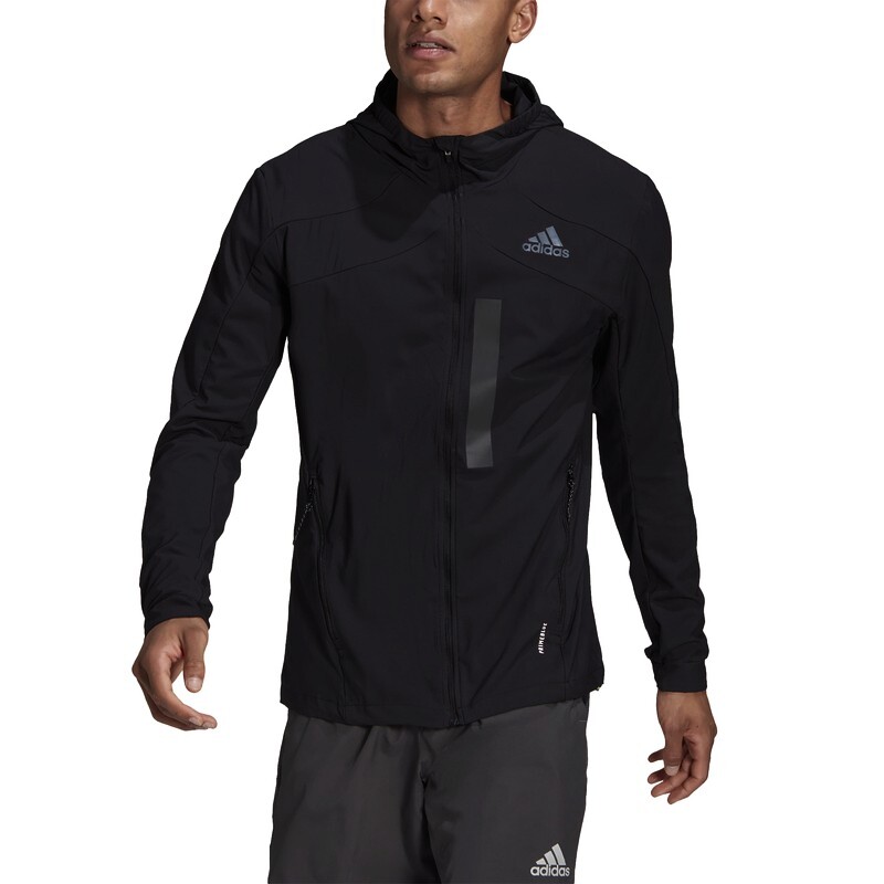 Herren adidas Marathon Translucent Jacket schwarz 2021