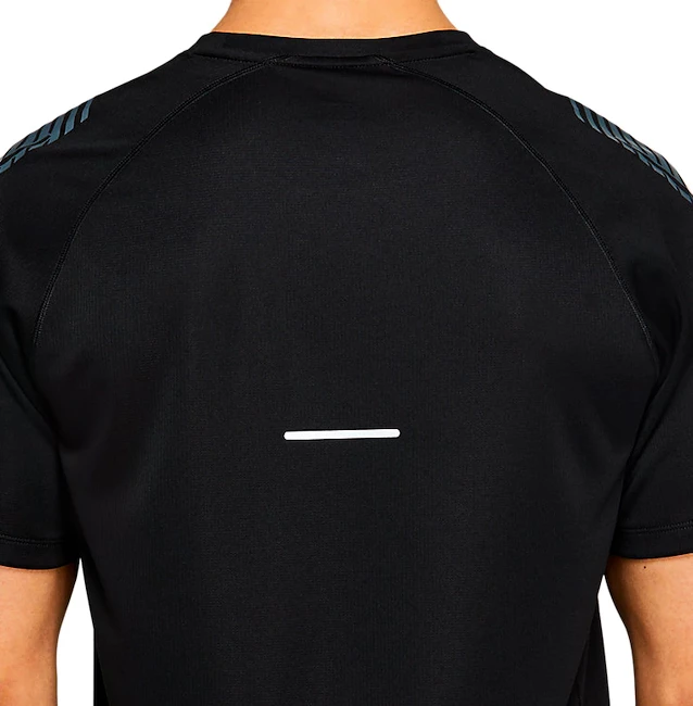 Herren T-Shirt Asics Icon SS Top Schwarz / Grau | Sportega