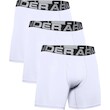 Herren Boxer Shorts Under Armour Charged Cotton 6" 3 Pack weiss Dynamic