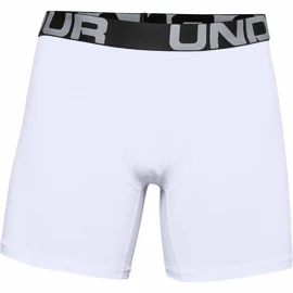 Herren Boxer Shorts Under Armour Charged Cotton 6in 3Pack White