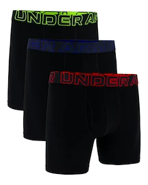 Herren Boxer Shorts Under Armour Perf Cotton 6in 3Pack Black