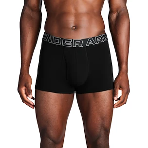 Herren Boxer Shorts Under Armour Perf Cotton Solid 3in 3Pack Black
