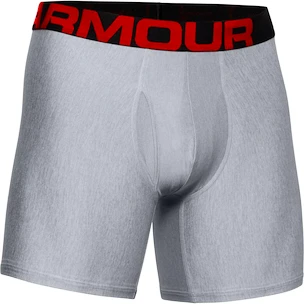 Herren Boxer Shorts Under Armour  Tech 6in 2Pack Grey