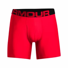 Herren Boxer Shorts Under Armour Tech 6in 2Pack Red