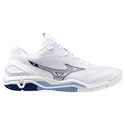 Herren Hallenschuhe Mizuno  Wave STEALTH 6 White/Bellwether Blue  EUR 44