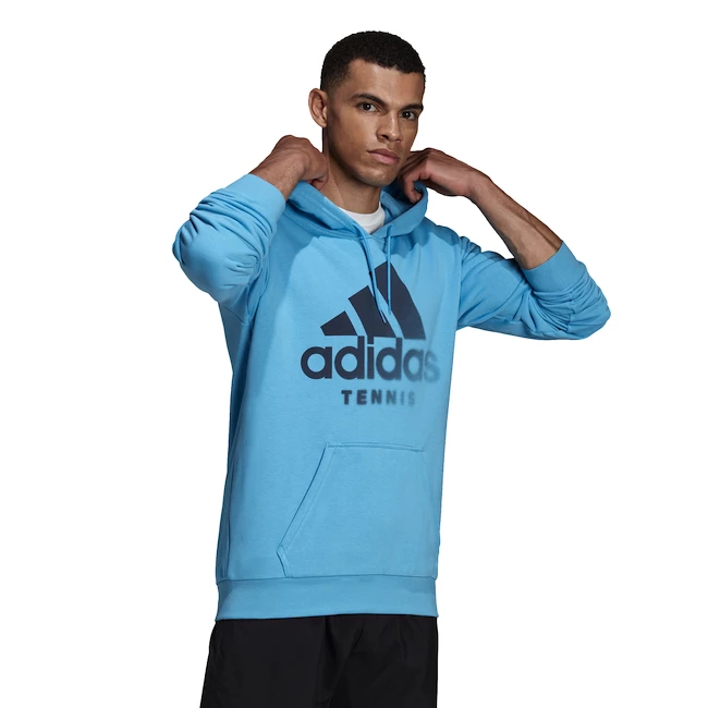 Herren Hoodie adidas Category Graphic Hoodie Blue Sportega