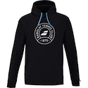 Herren Hoodie Babolat  Exercise Hood Sweat Men Black L